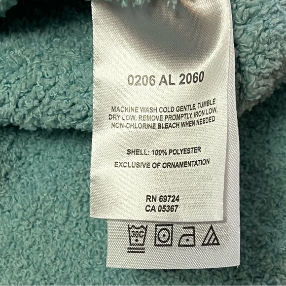 Columbia Womens Mint Green Soft Chenille Turtleneck Pullover Sweater Size Medium - Picture 7 of 7